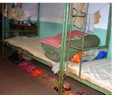 Bunks with shoes